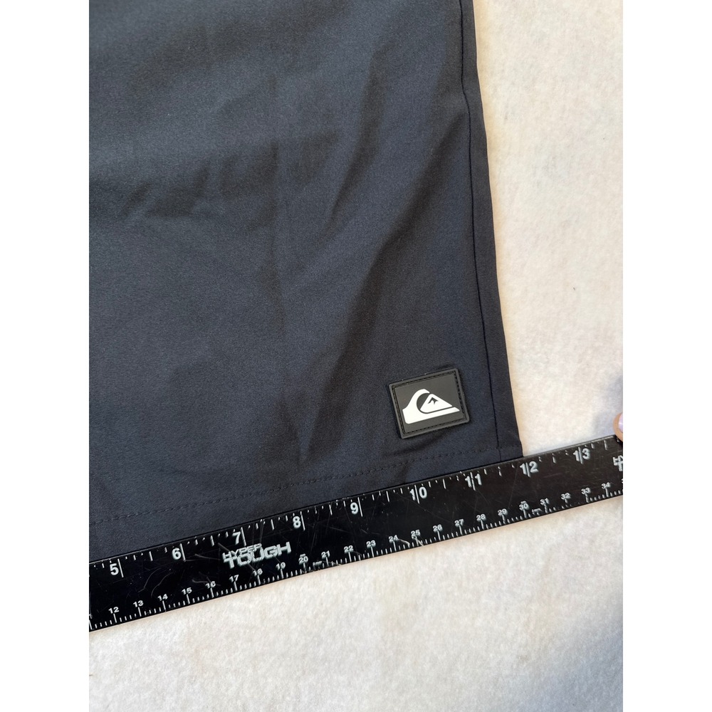 Quiksilver shorts Mens size 36 Hybrid Black Quick Dry Board water Shorts NWT $60 - Picture 6 of 9